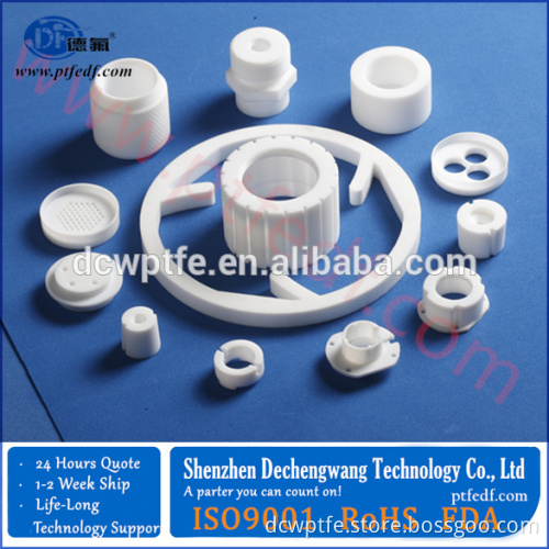 China Golden supplier PTFE components plastic machine shop